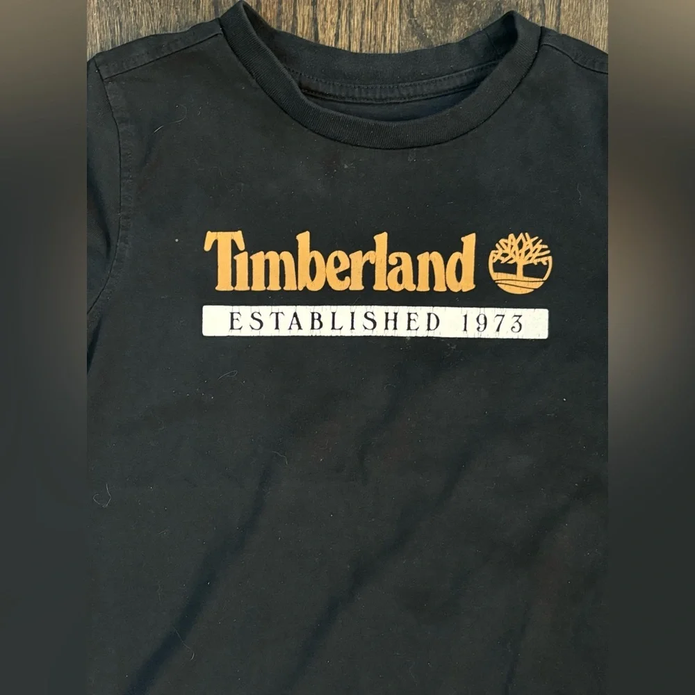 Boys Timberland Black T shirt